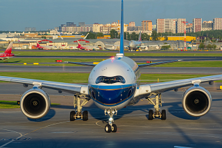 Airbus A350-900 China Southern Airlines at Moscow Sheremetyevo airport