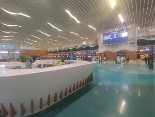 Check-in area in Terminal 1 of Male Velana Airport
