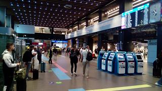 The common area at Bucharest Henri Coanda Airport's terminal