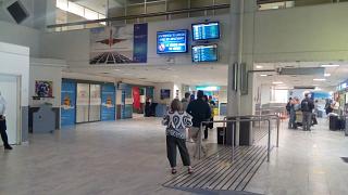 Arrivals area at Heraklion Airport Nikos Kazantzakis