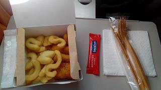 Paid breakfast on airBaltic flights from Vilnius to Heraklion