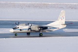 An-26-100 of the Kostroma Aviation Enterprise at Pulkovo Airport