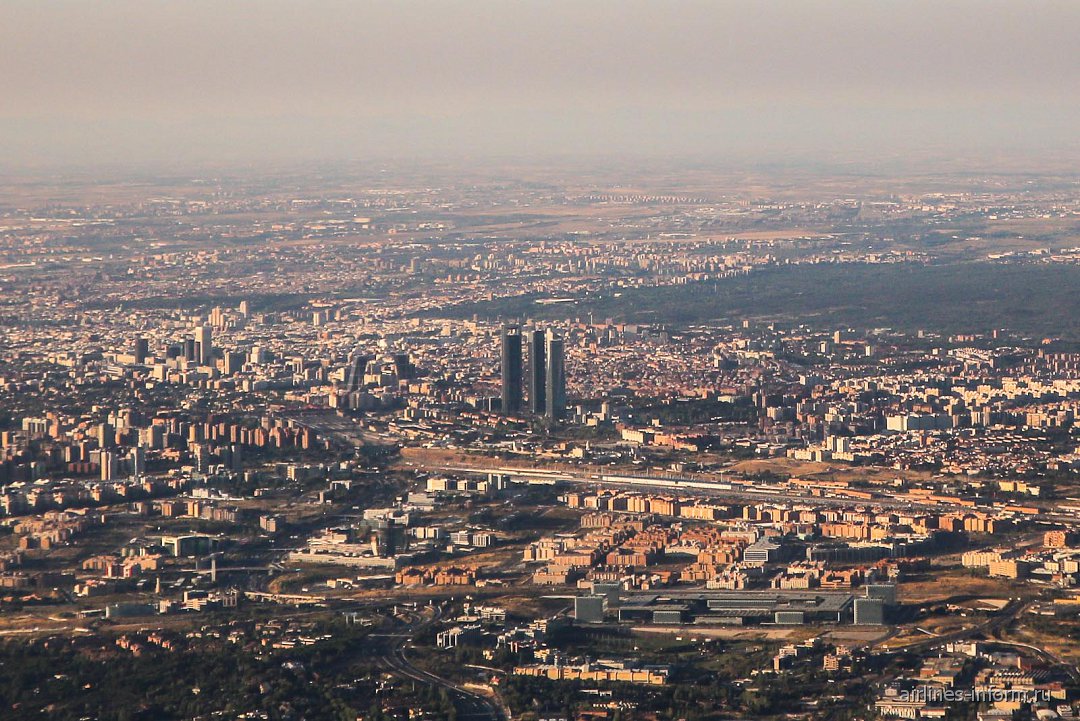 Мадрид с высоты птичьего полета