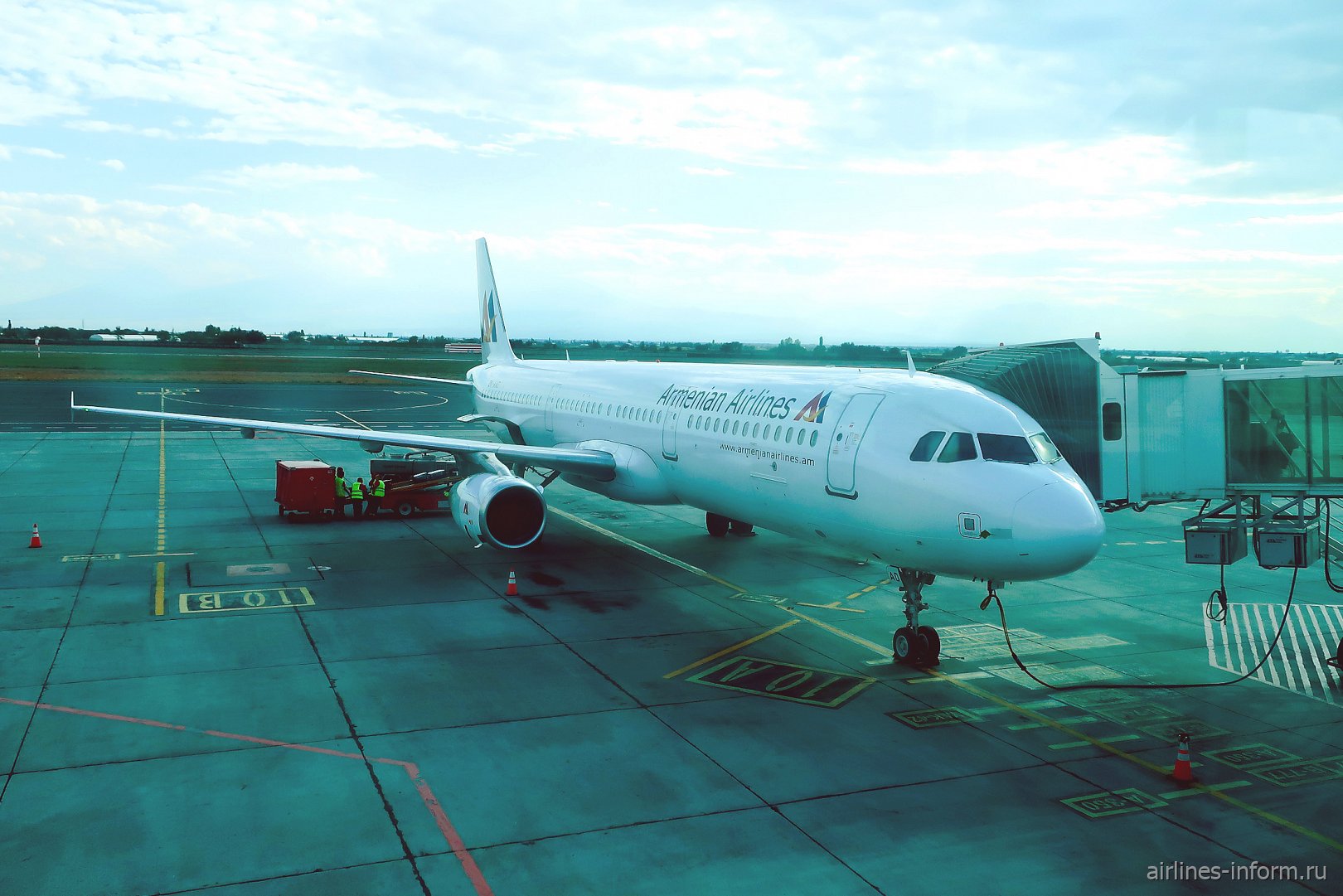 Armenian Airlines. Sochi-Yerevan on Airbus A321.