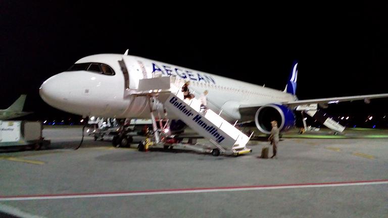 ����� ����������� ����. ����� 4. ����� - ����� �� Airbus A321neo Aegean Airlines.