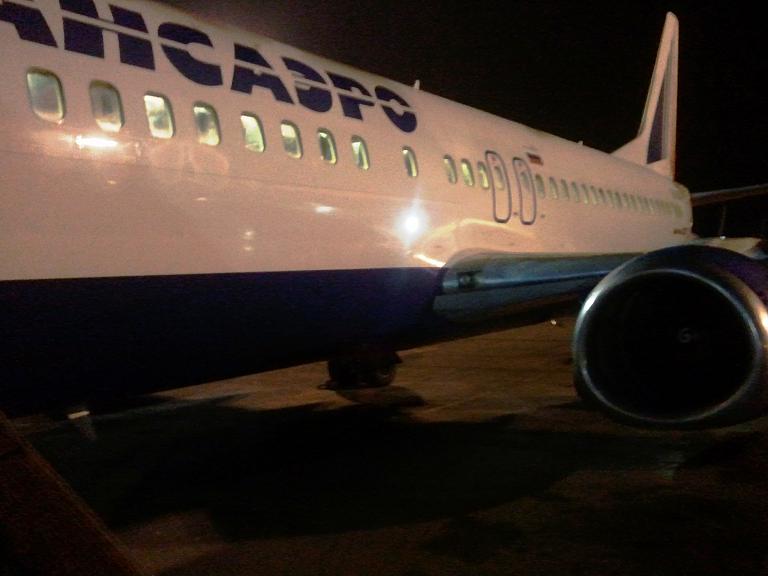 Москва - Екатеринбург на Б-737-400 Трансаэро: прерванный полёт.