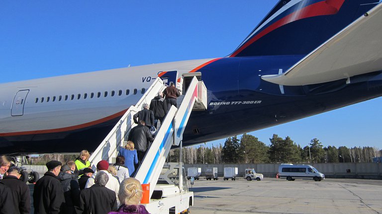 Красноярск-Москва с Аэрофлотом на Боинг 777-300ER