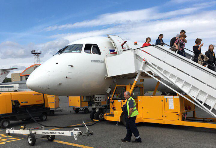 Возвращение на Airlines Inform. VOG-SVO на Embraer 190 Pegas Fly.
