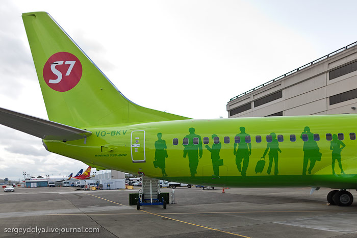 Новый Боинг-737-800 авиакомпаний Глобус/S7 Airlines
