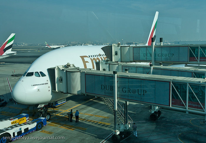 Business Class on an Emirates Airbus A380