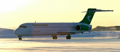 Из Мары в Ашхабад (Туркменистан) на Боинг 717