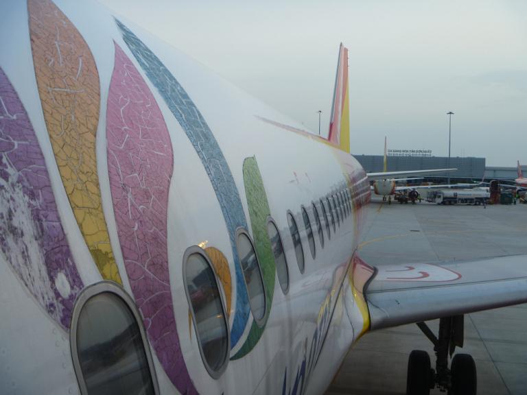 Из Европы в Азию и обратно. Часть 4. Хошимин - Пномпень на Airbus A320 VietJet Air.