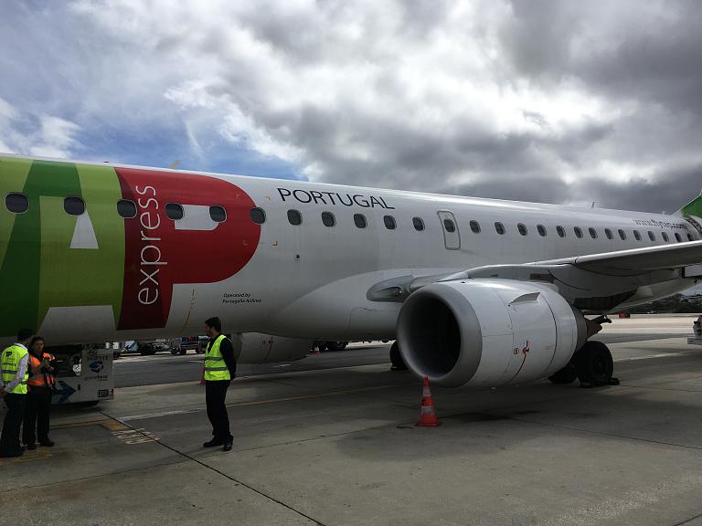 Гран-Канария - Лиссабон c TAP Portugal на Embraer E190
