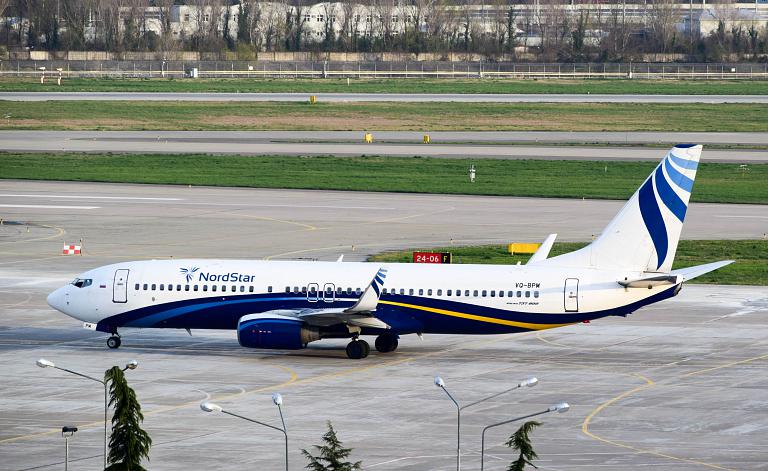Москва - Сочи. NordStar, Boeing 737-8AS(WL), VQ-BPM