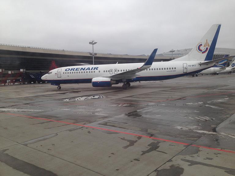 Рейс SU 5818 Orenair Moscow VKO - Samara KUF (Boeing 737-800)