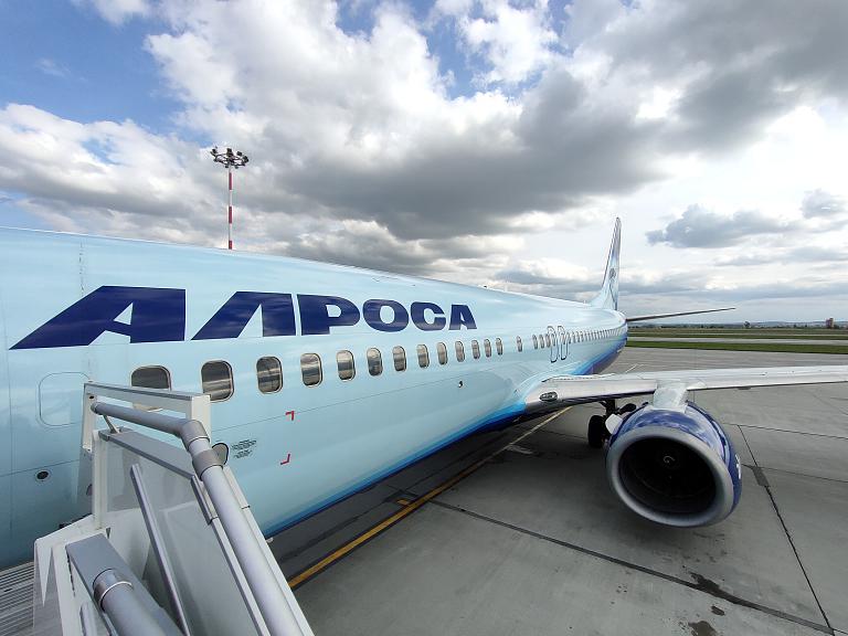 Екатеринбург - Домодедово, авиакомпания Алроса на Boeing 737-800