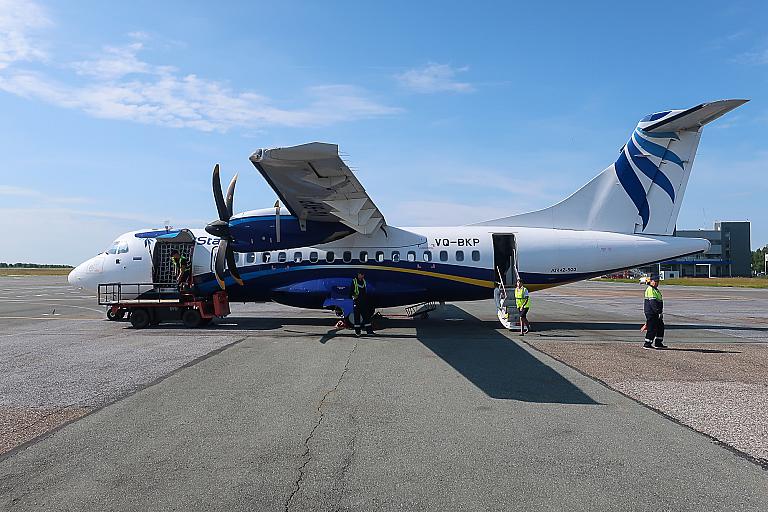 Красноярск-Томск на ATR 42 авиакомпании NordStar