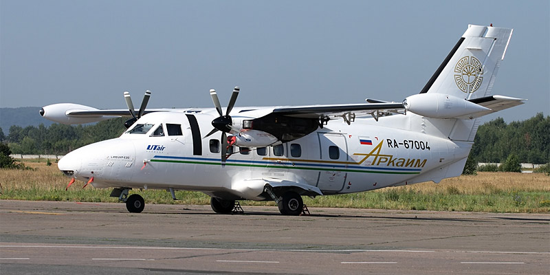 Самолет Л-410 авиакомпании Аркаим