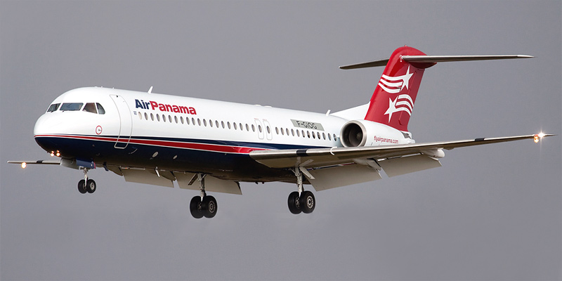 Самолет Fokker 100 авиакомпании Air Panama