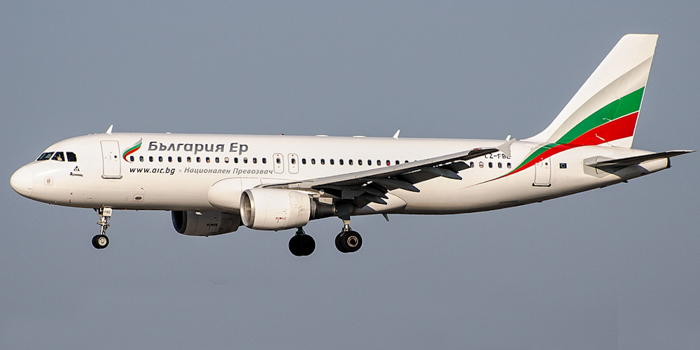 Airbus A320 авиакомпании Bulgaria Air