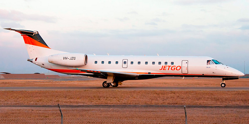 Самолет ERJ-135 авиакомпании JETGO Australia