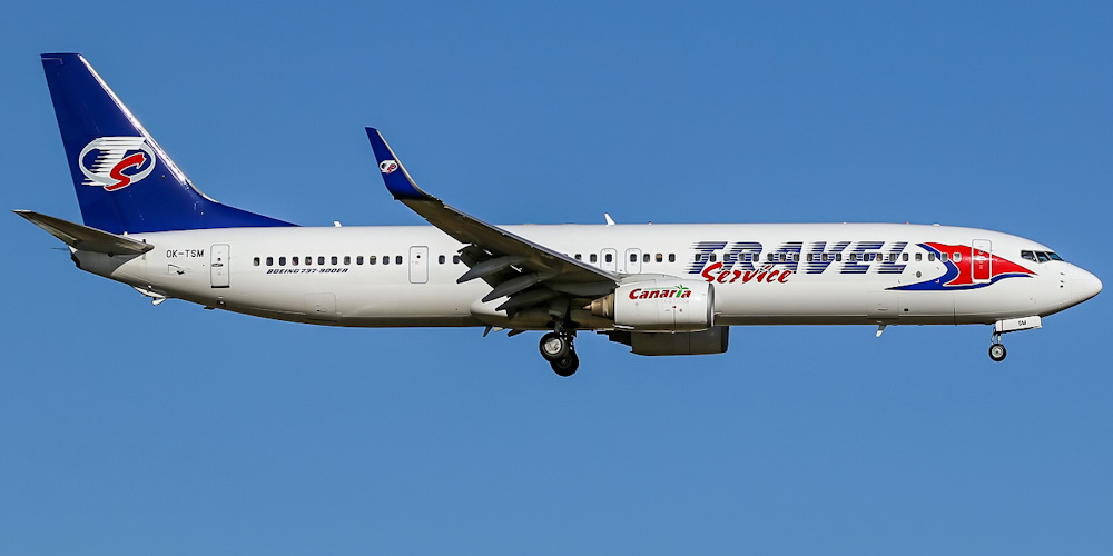 Боинг-737-800 авиакомпании Travel Service Airlines