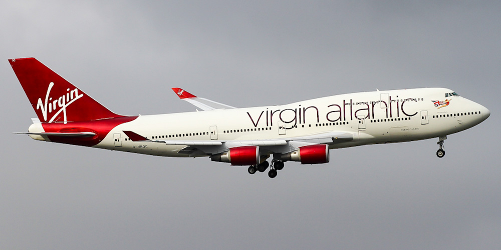 Боинг-747-400 авиакомпании Virgin Atlantic Airways