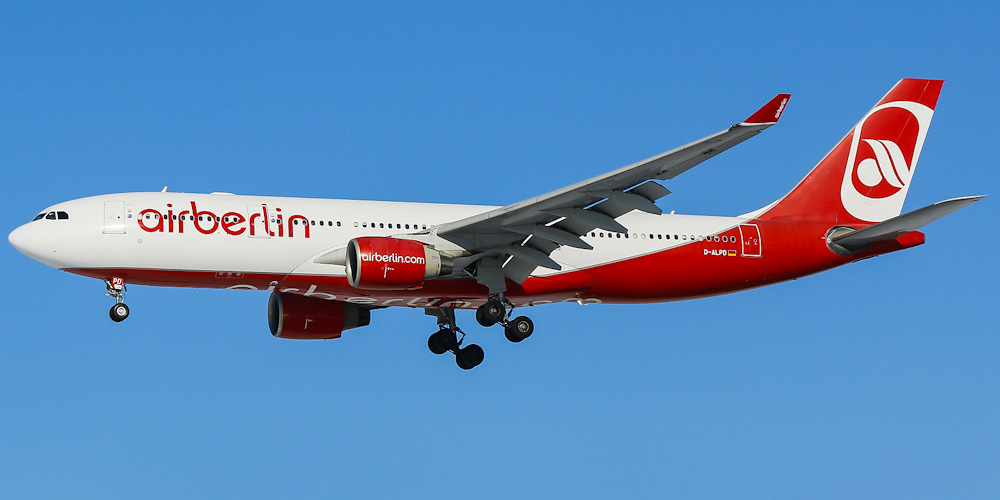 Air Berlin. Airline code, web site, phone, reviews and opinions.