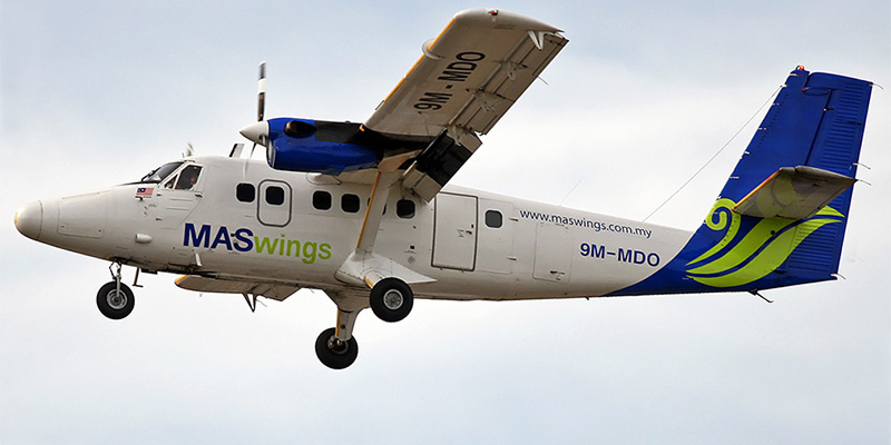 Самолет DHC-6 Twin Otter авиакомпании MASwings