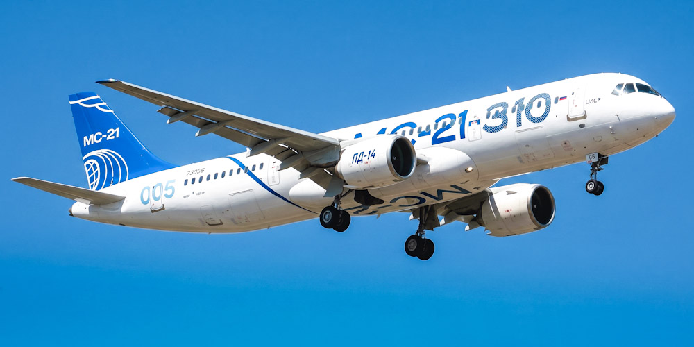 Irkut MC-21 commercial aircraft. Pictures, specifications, reviews.