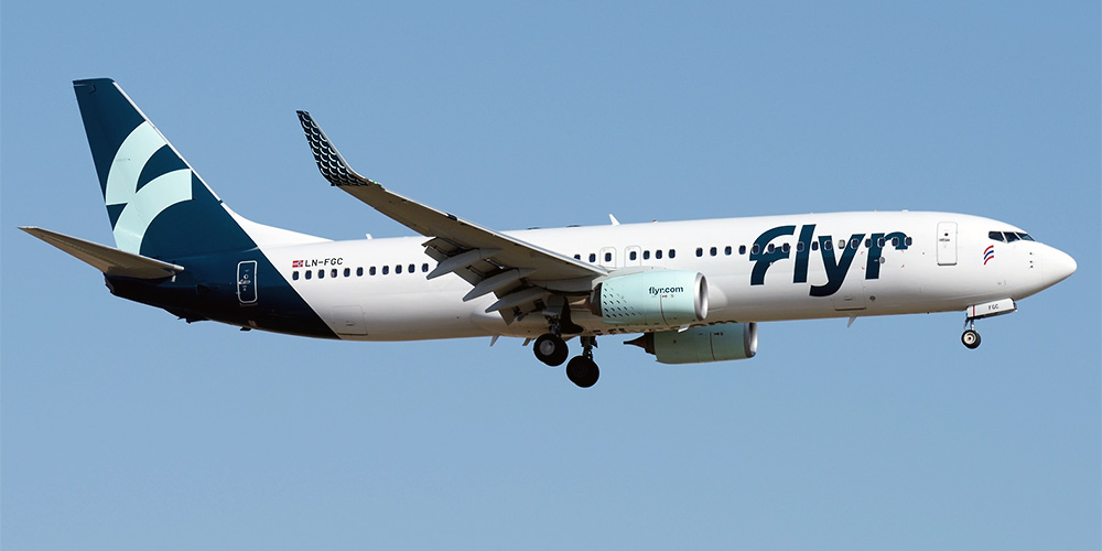 Боинг-737-800 авиакомпании Flyr