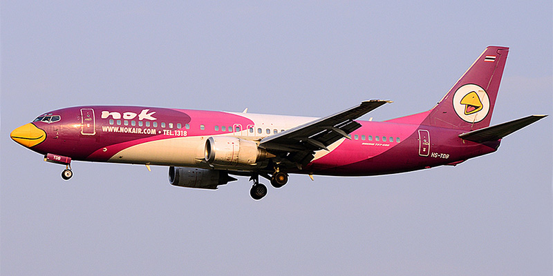 Самолет Боинг-737-400 авиакомпании Nok Air