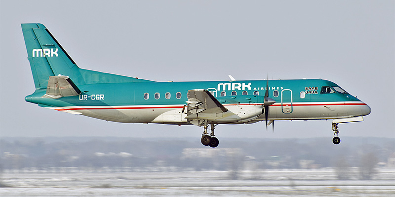 Самолет Saab 340 авиакомпании Марс