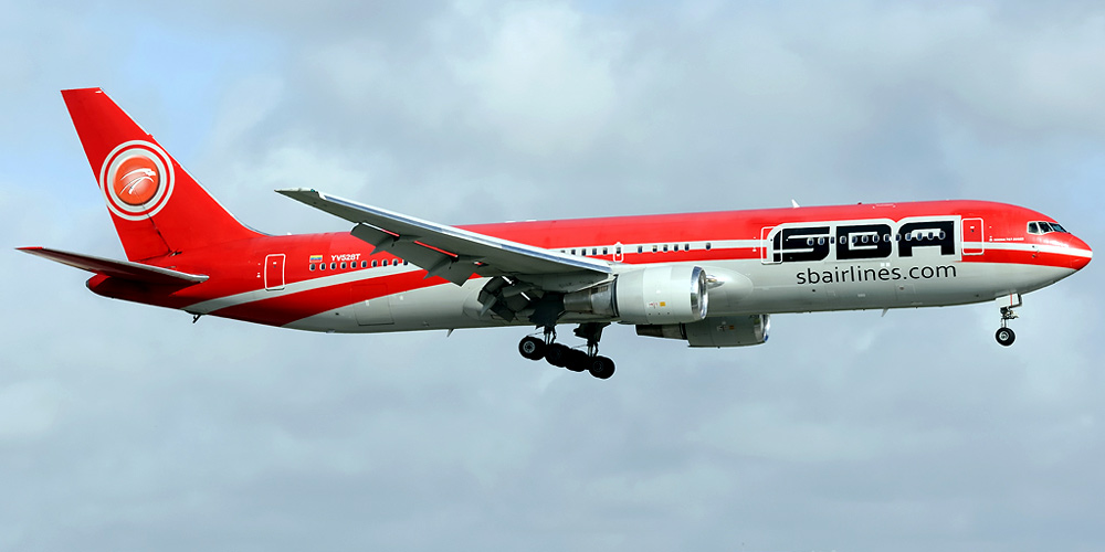 Самолет Боинг-767-300 авиакомпании SBA Airlines