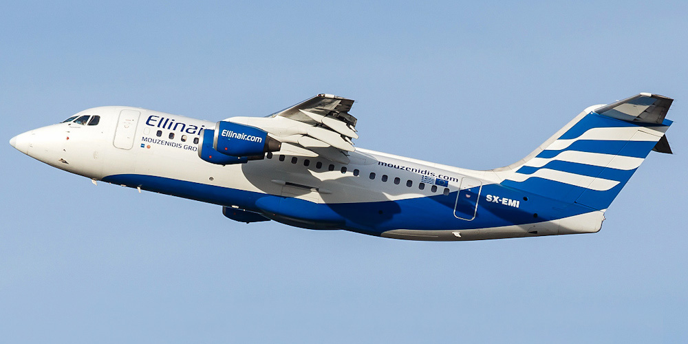 Avro RJ85 авиакомпании Ellinair 
