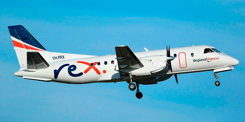 Самолет Saab 340 авиакомпании Regional Express