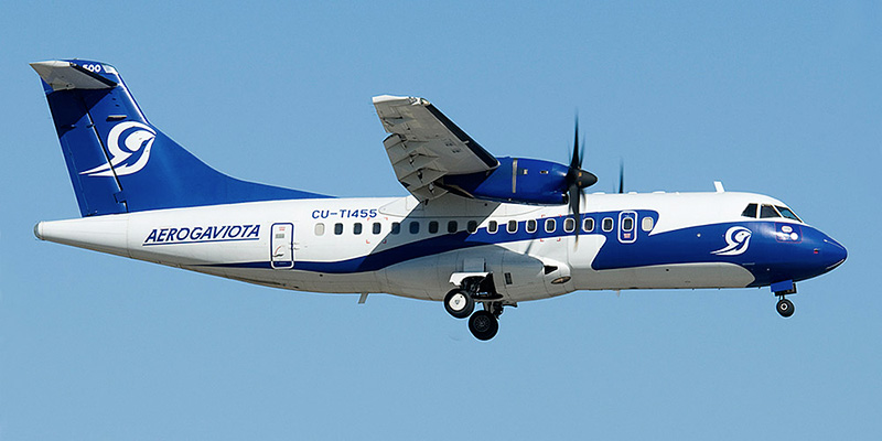 Самолет ATR 42 авиакомпании Aerogaviota