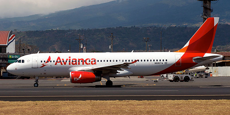 Самолет Airbus A320 авиакомпании Avianca Costa Rica