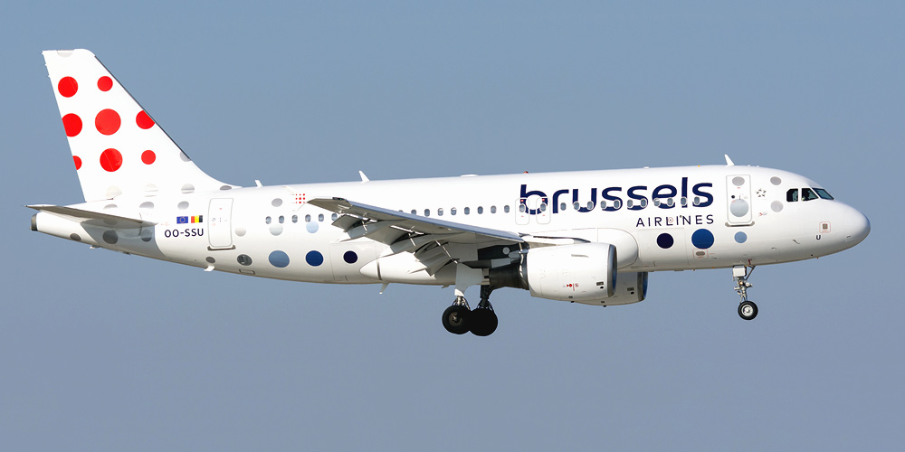 Airbus A319 авиакомпании Brussels Airlines