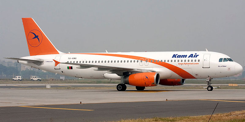 Airbus A320 авиакомпании Kam Air