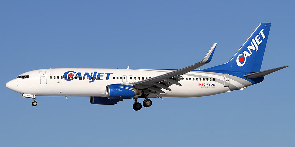 Boeing 737-800 авиакомпании CanJet