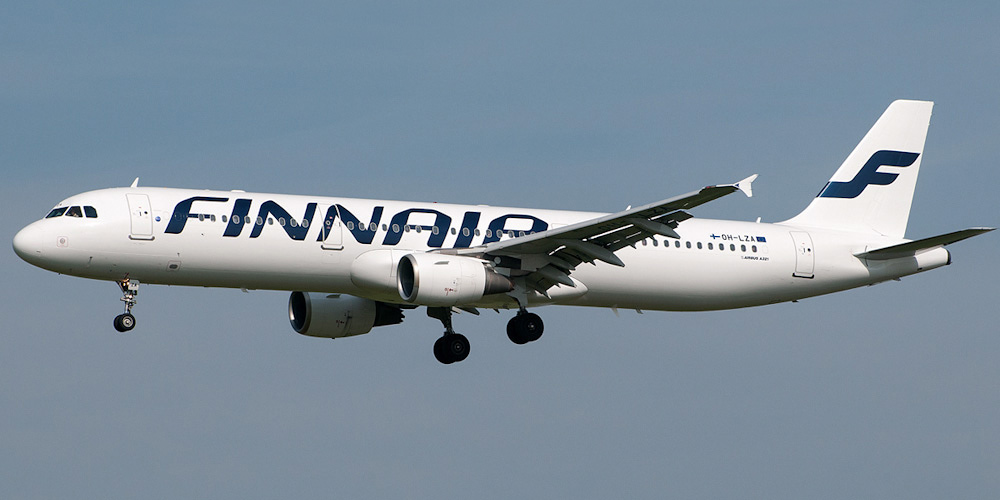 Airbus A321 авиакомпании Finnair