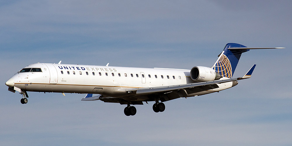 Самолет Bombardier CRJ700 авиакомпании GoJet Airlines